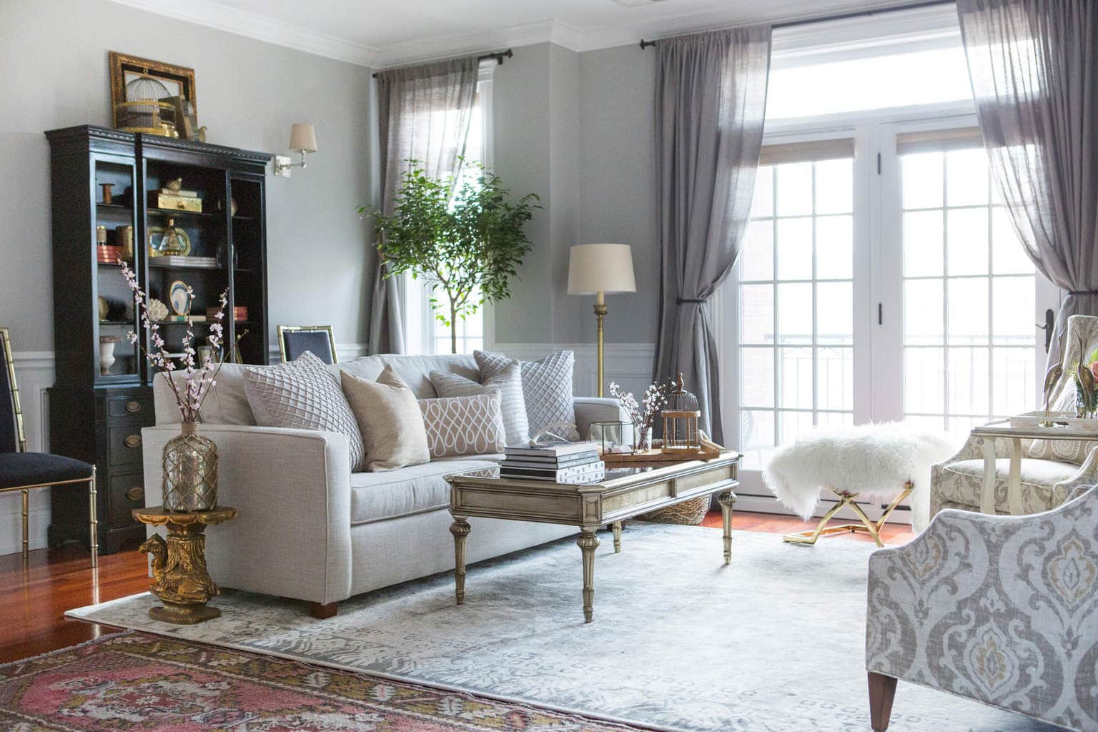 Centered by Design: Neutral and Gray Living Room Decor