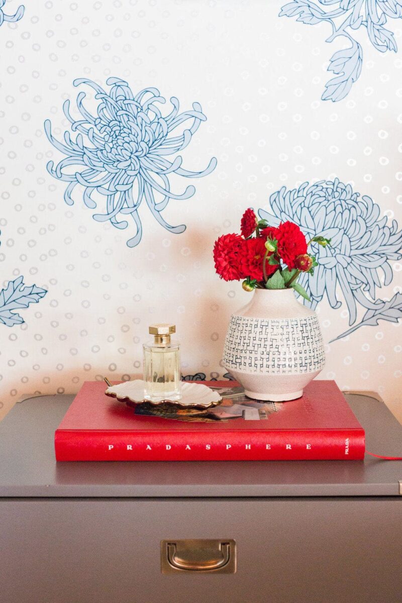 Stunning Bold Wallpapered Bedroom