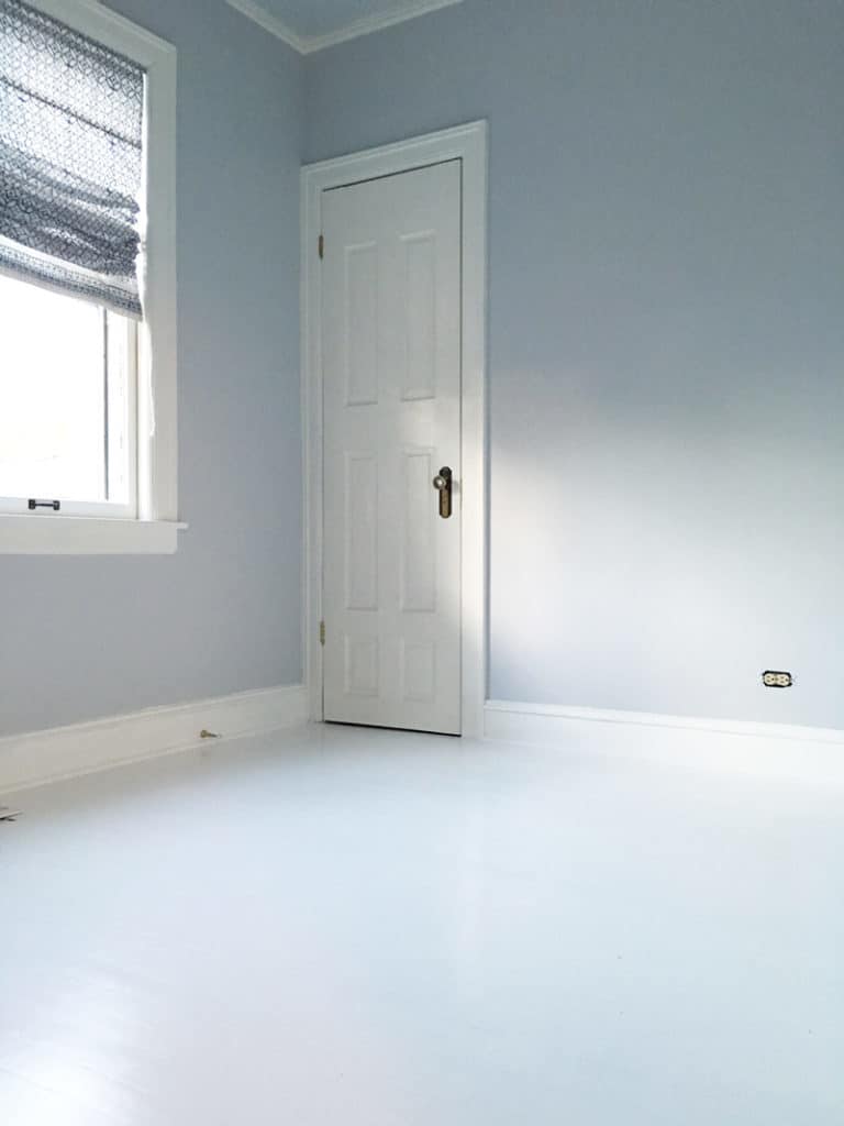Painting A Wood Floor White