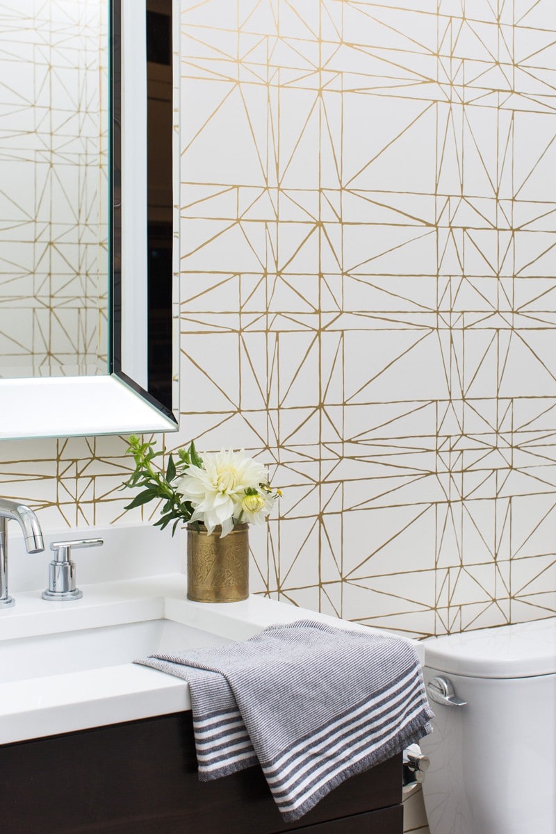 gold-and-white-wallpaper-powder-room-centered-by-design
