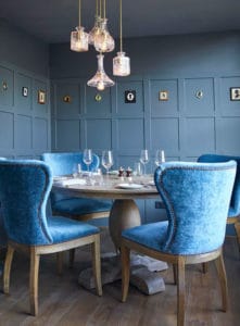 blue velvet chairs resource decor
