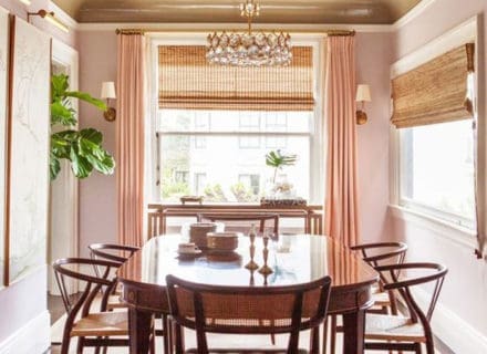 dining-room-blush-painted-ceiling