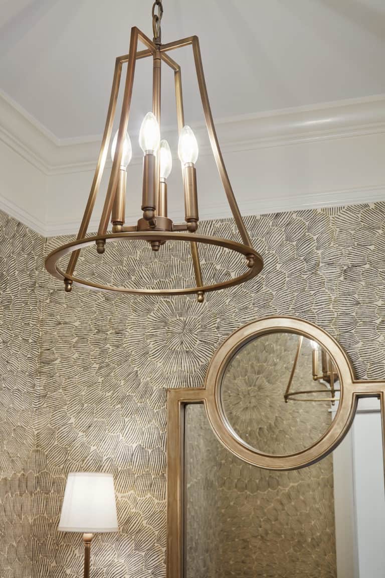 Spring Themed Powder Room Makeover with Ferguson Showrooms