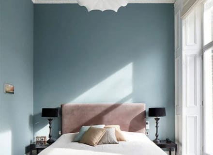 powder blue bedroom wall color