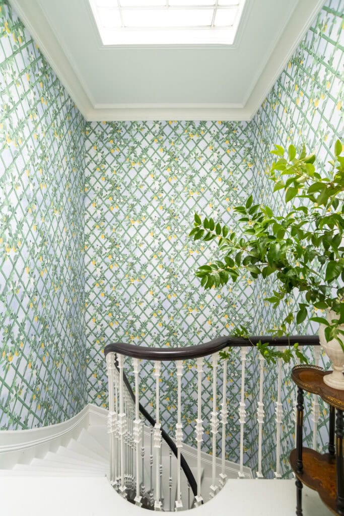 french trellis wallpaper