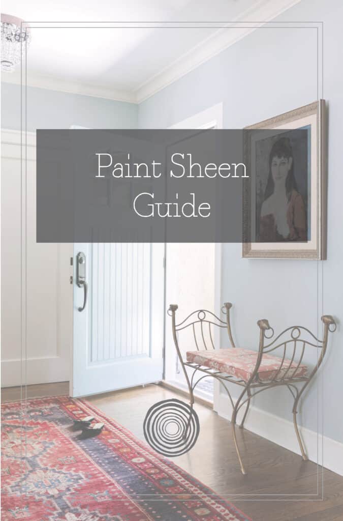 Paint Sheen Guide Centered by Design